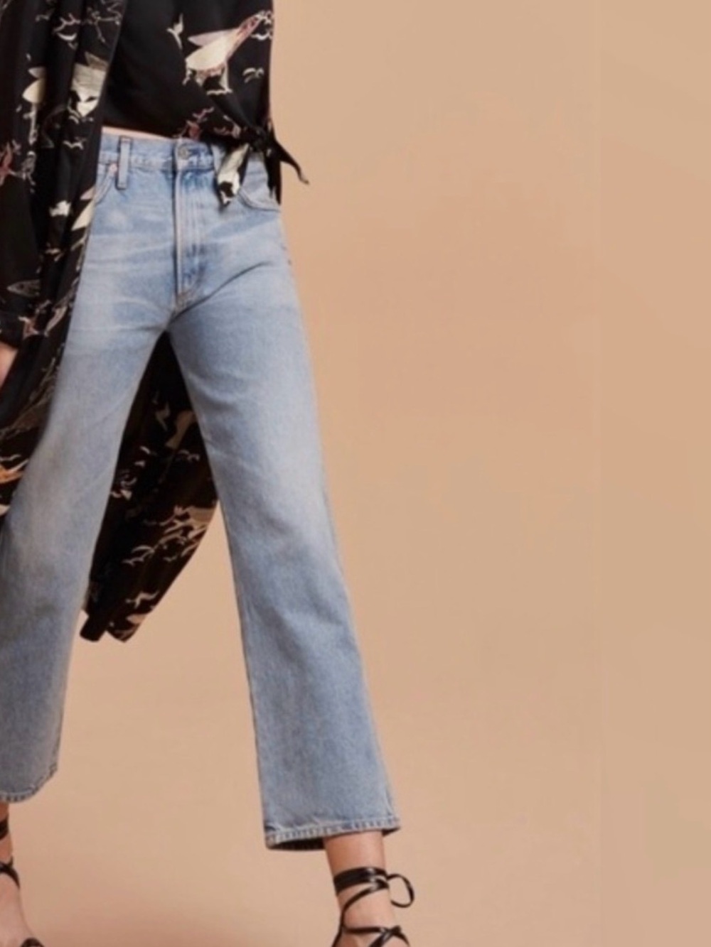 Wilfred x Citizens of Humanity Liv Straight Crop Jeans